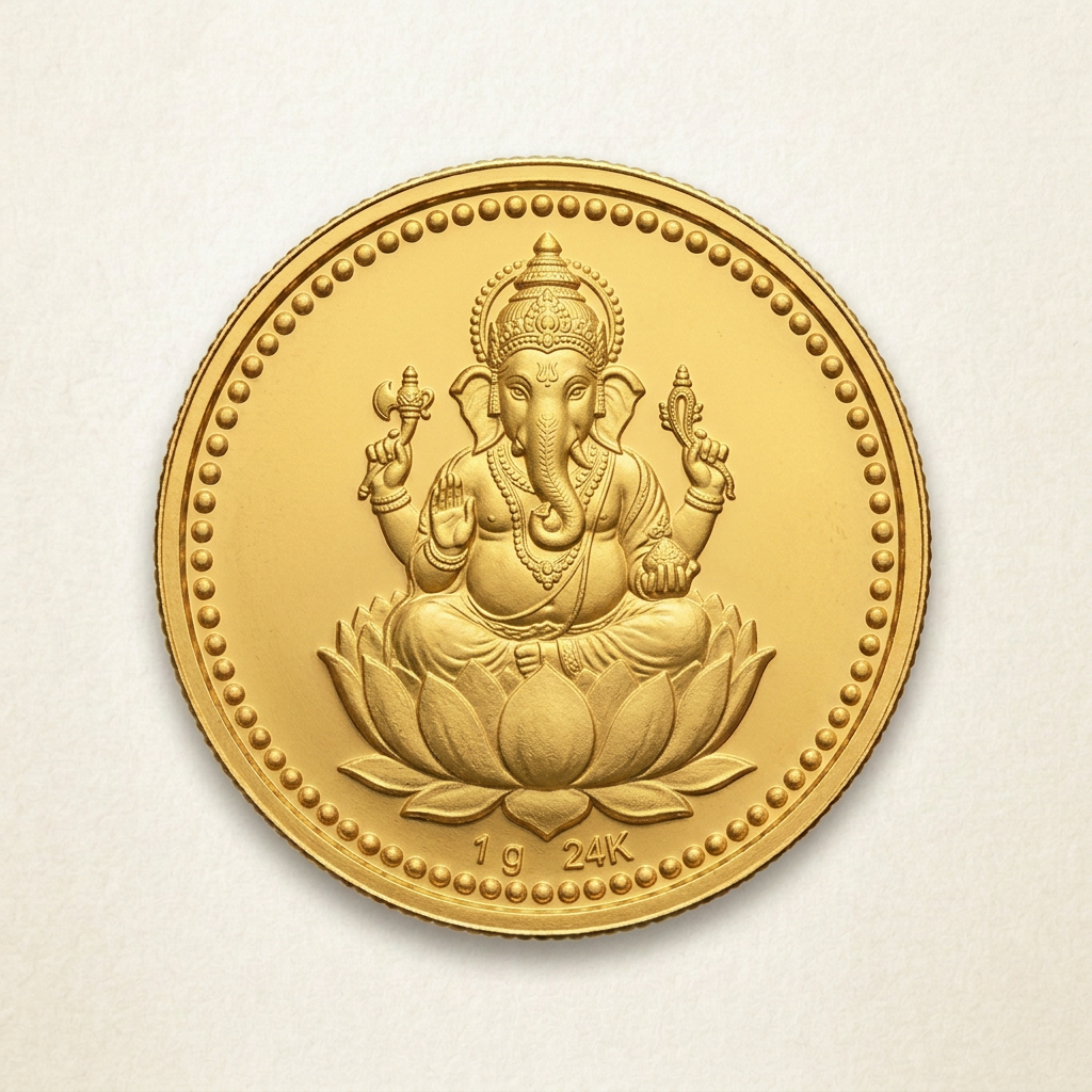 Prerna Ganesha 1g Coin