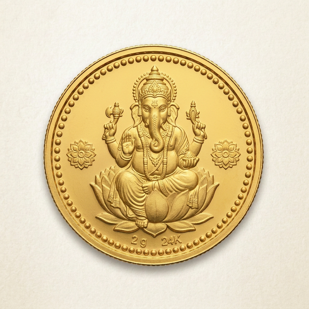 Prerna Ganesha 2g Coin