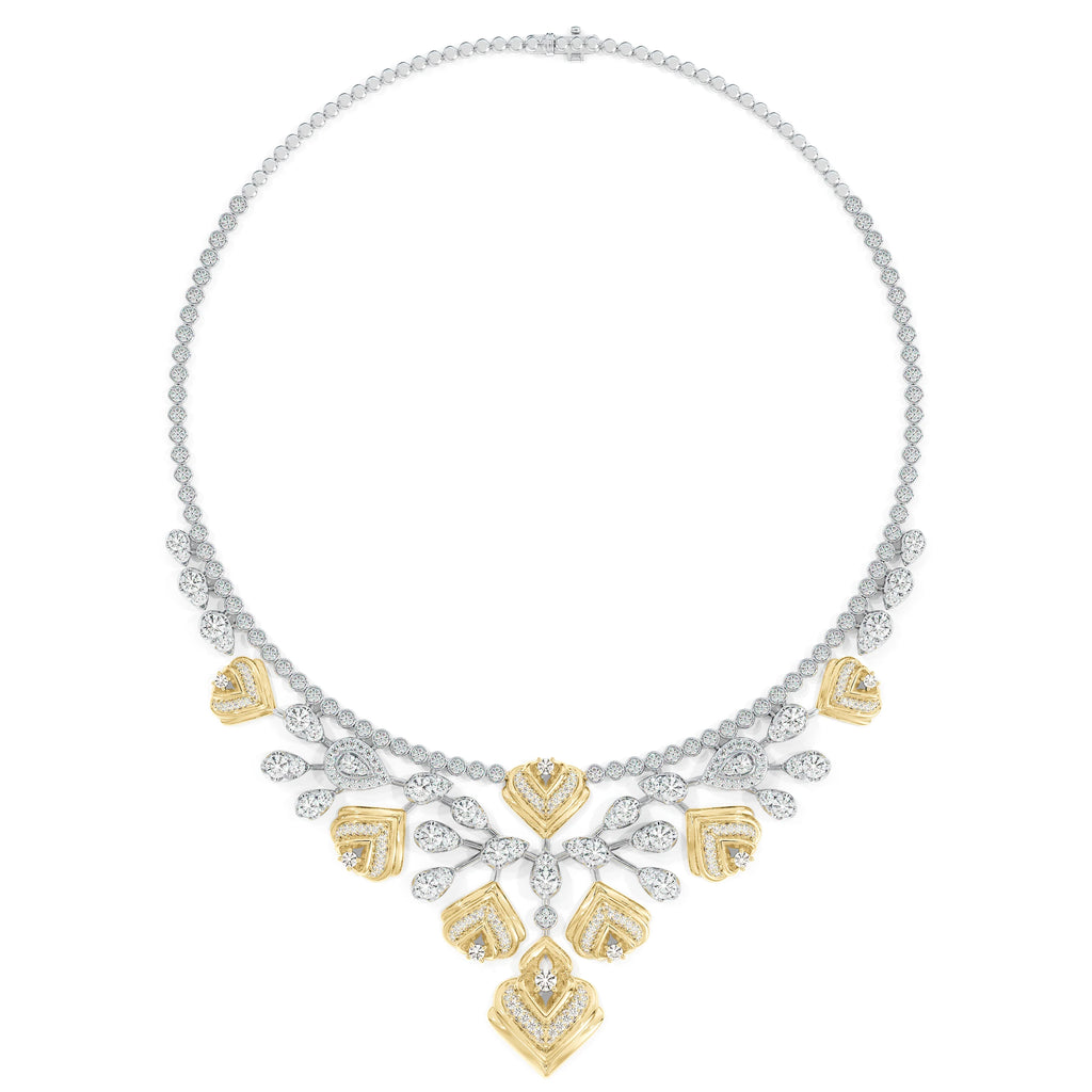 Swarna Diamonds Two Tone  Necklace