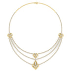 Swarna Diamonds three Lines Necklace