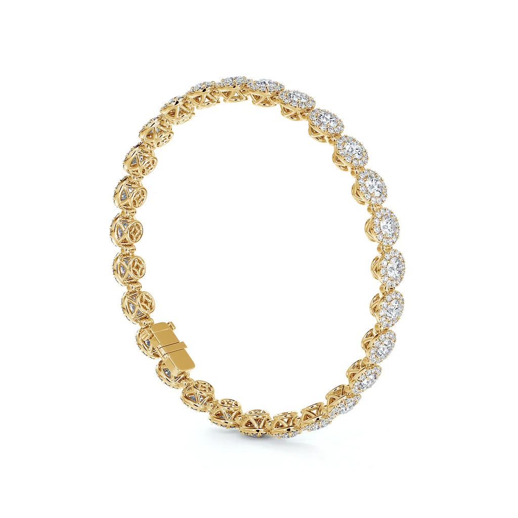 Swarna Diamonds Yellow Gold  Diamond Bracelet