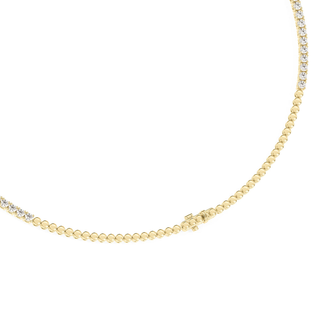 Swarna Diamonds three Lines Necklace