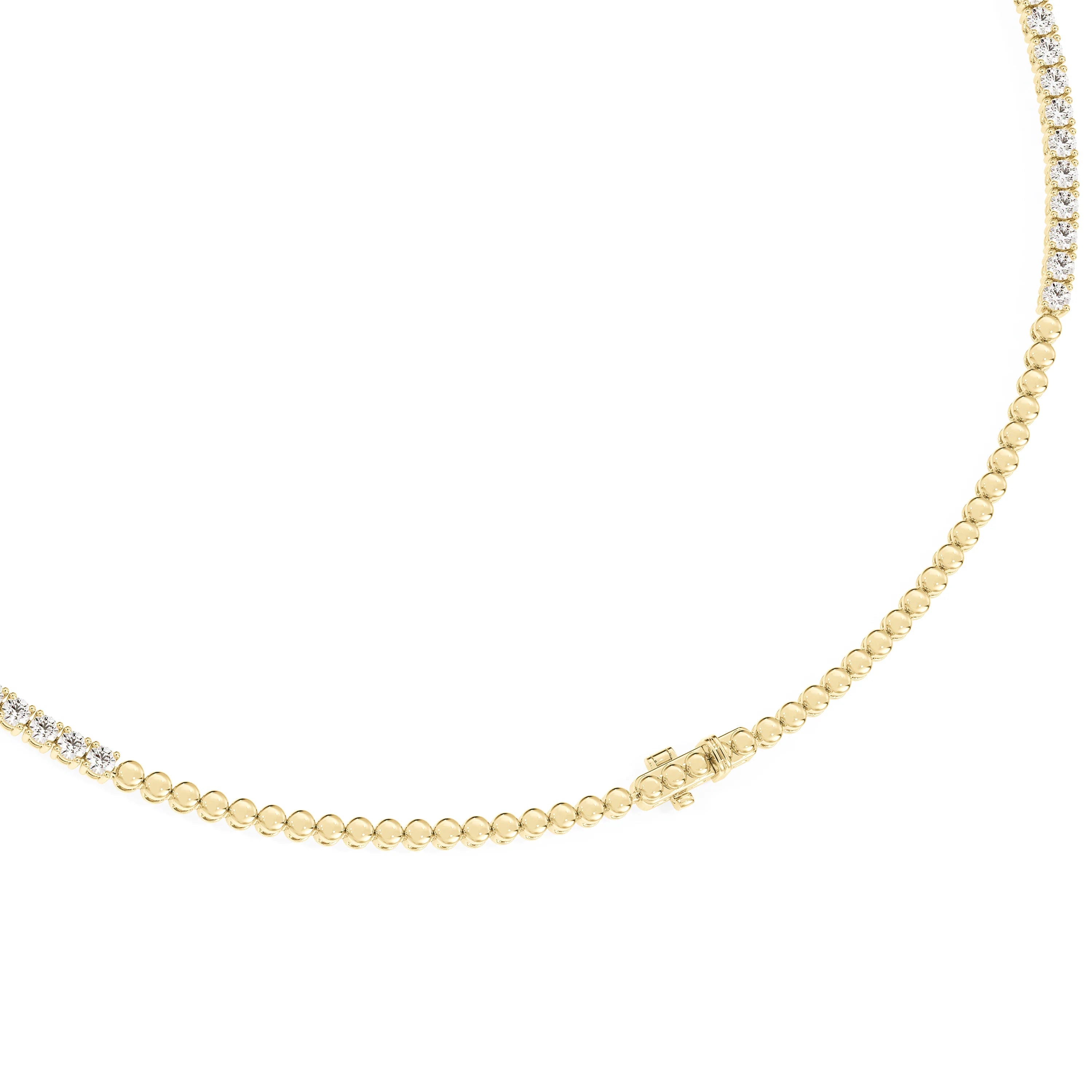Swarna Diamonds Two Line Necklace