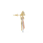Swarna Diamonds Semi Arc Halo Earrings