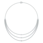 Swarna Diamonds Multi-Line Diamond Necklace
