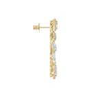 Swarna Diamonds Semi Arc Halo Earrings