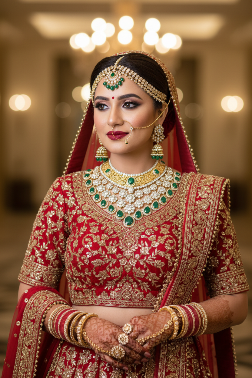 Faera Diamond Necklace - Bridal Model