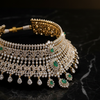 Floralis Diamond Choker – Side Angle View