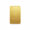 24K (999.9+) Purest 1 gm Lotus Gold Bar - MMTC-PAMP