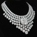 Maharani Diamond Bib Necklace – 20 Carat Flawless GIA Certified