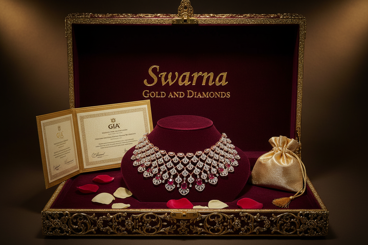 Swarna Gold and Diamonds – Grand Luxury Packaging