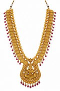 Nakashi Gold Bridal Necklace – Front View