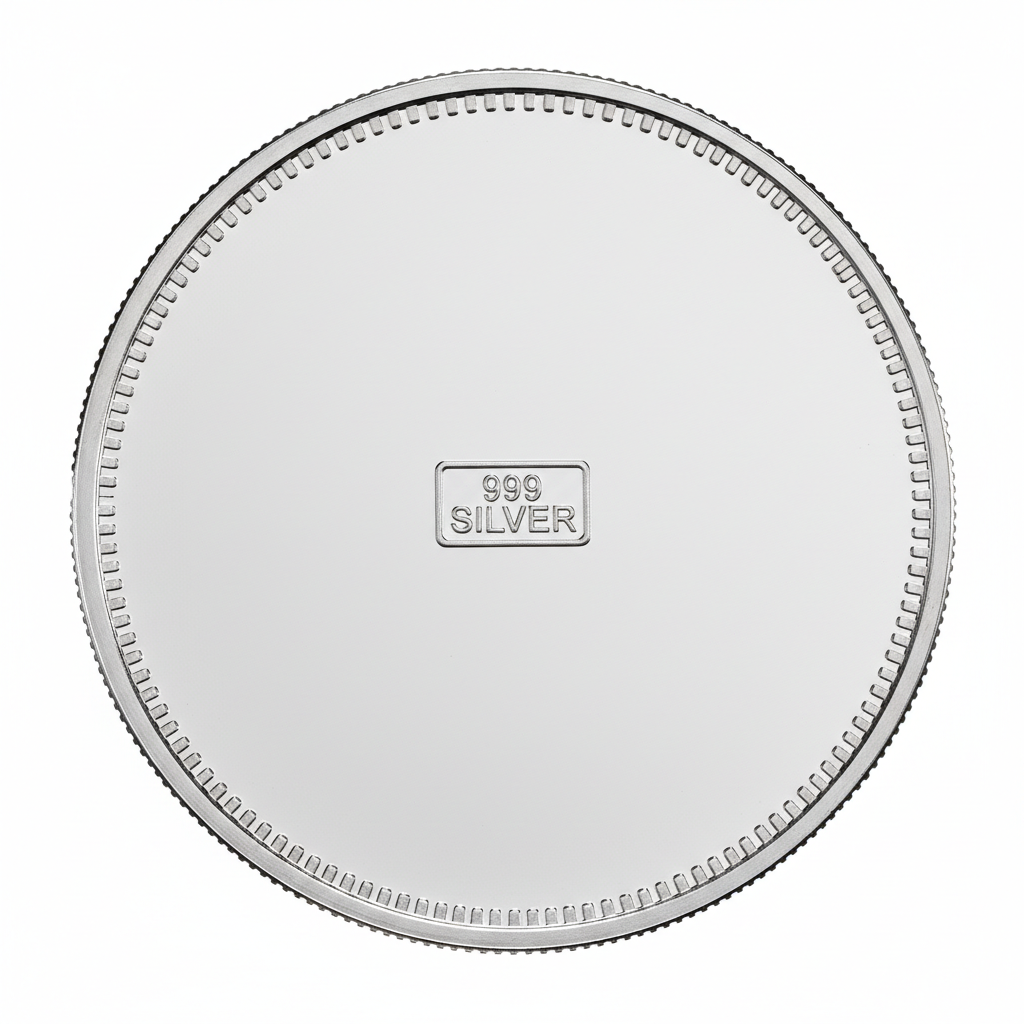 20 Gram Silver Coin Reverse 999 Purity