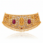 Jannat Gold Choker – Front View