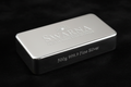 Front view of Swarna 500g Fine Silver Bar with Swarna lotus logo engraved